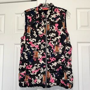 NWOT Vilagallo Camo Tiger Vest